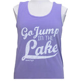 Go Jump In the Lake Tank Lagoon Blue (Comfort Color Tank)